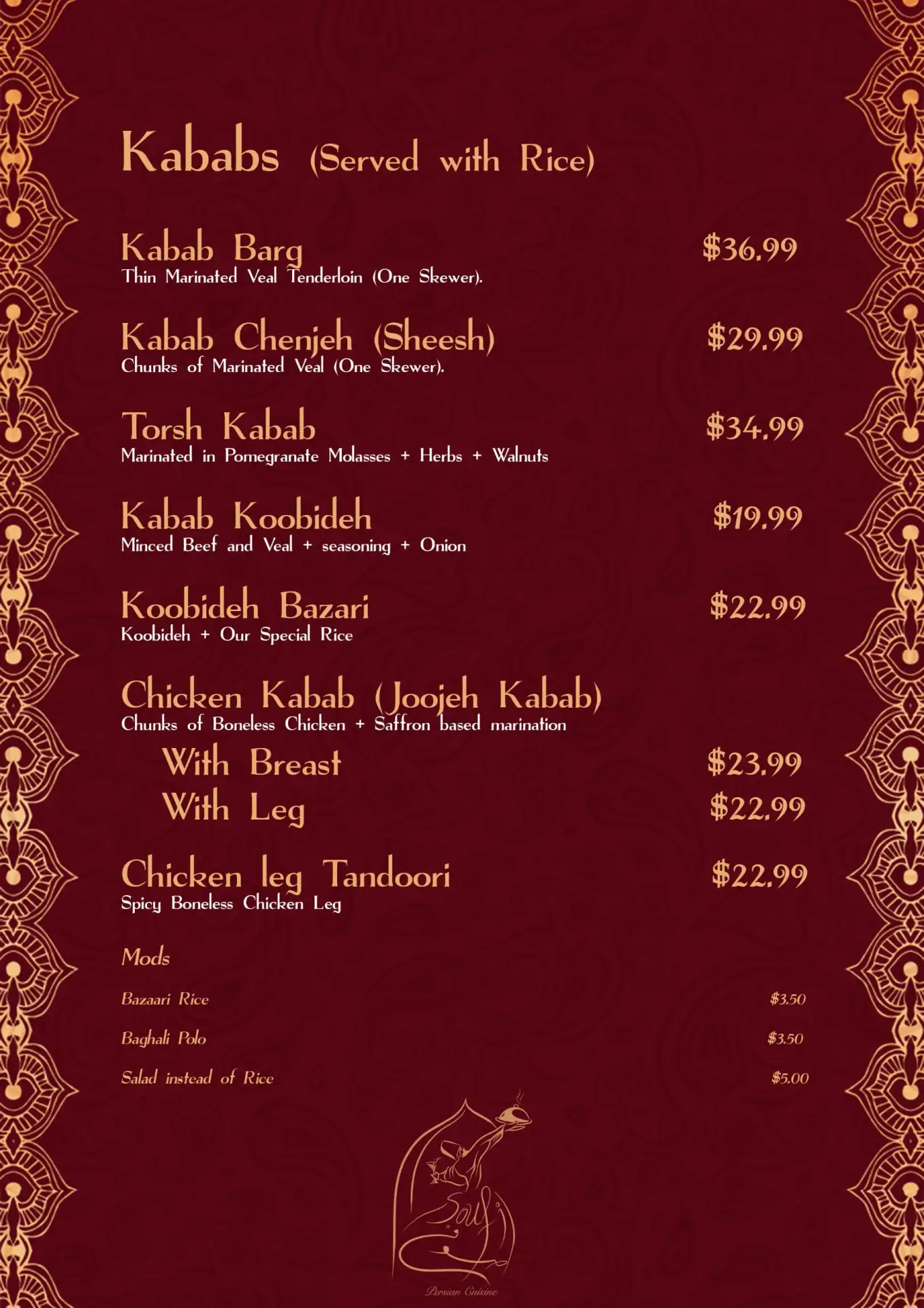 menu kebab